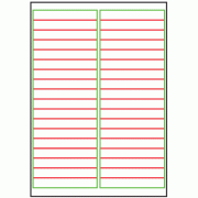 97mm x 15mm - 36 labels per sheet