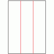 70mm x 295.2mm - 3 labels per sheet
