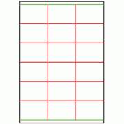 70mm x 47mm - 18 labels per sheet