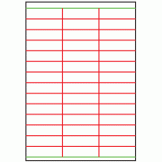 70mm x 20mm - 42 labels per sheet
