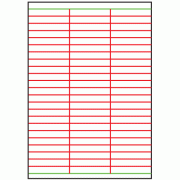 70mm x 12mm - 69 labels per sheet