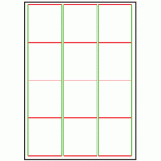 63.5mm x 71mm - 12 labels per sheet