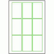 55mm x 90mm - 9 labels per sheet