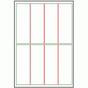 50mm x 138mm - 8 labels per sheet