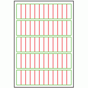 16mm x 52mm - 60 labels per sheet