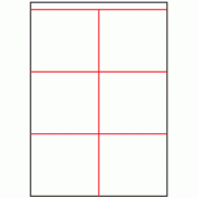 105mm x 94.5mm - 6 labels per sheet