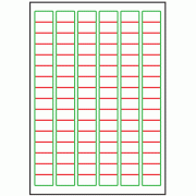 30mm x 16mm - 96 labels per sheet