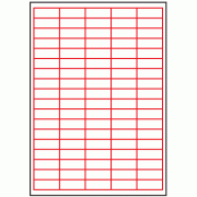 40mm x 15mm - 90 labels per sheet