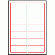 99.1mm x 38.1mm - 14 labels per sheet