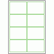 97mm x 68mm - 8 labels per sheet