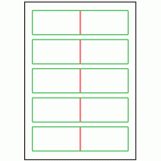 97mm x 50mm - 10 labels per sheet