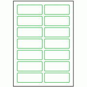 90mm x 35mm - 14 labels per sheet