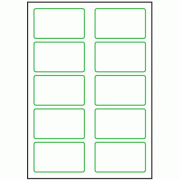 75mm x 51mm - 10 labels per sheet