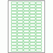 33.5mm x 15mm - 80 labels per sheet