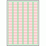 30mm x 10mm - 168 labels per sheet