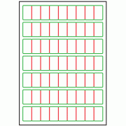 21mm x 34mm - 63 labels per sheet