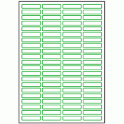 46mm x 11.1mm - 84 labels per sheet