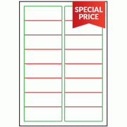 99.1mm x 34mm - 16 labels per sheet