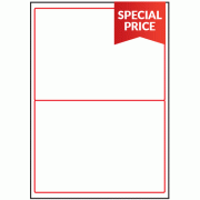 199.6mm x 143.5mm - 2 labels per sheet