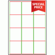 63.5mm x 72mm - 12 labels per sheet