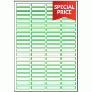 46mm x 11.1mm - 84 labels per sheet