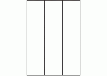 Back Slit parallel to Long Edge - 2 slits (A3)