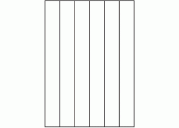 Back Slit parallel to Long Edge - 5 slits (A3)