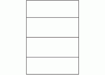 Back Slit parallel to Short Edge - 3 slits (A3)