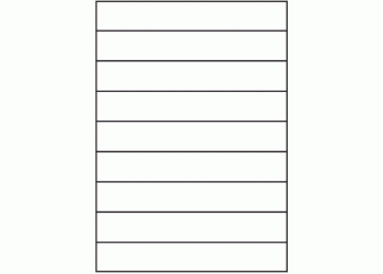 Back Slit parallel to Short Edge - 8 slits (A3)