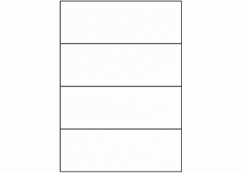 Back Slit parallel to Short Edge - 3 slits (SR-A3)