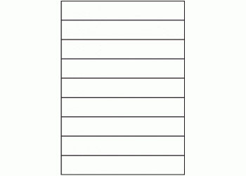 Back Slit parallel to Short Edge - 8 slits (SR-A3)