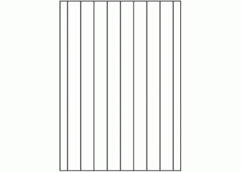 Back Slit parallel to Long Edge - 9 slits (SR-A3)