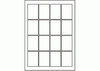 97mm x 68mm - 16 labels per sheet (SR-A3)