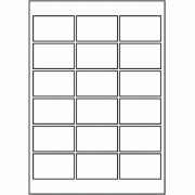 90mm x 55mm - 18 labels per sheet (A3)