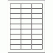 90mm x 40mm - 27 labels per sheet (SR-A3)