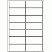 135mm x 55mm - 14 labels per sheet (A3)