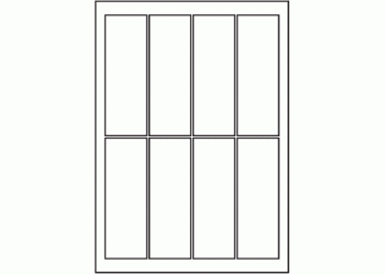 200mm x 69mm - 8 labels per sheet (SR-A3)