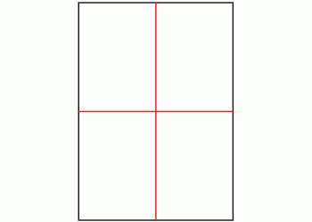 105mm x 147.6mm - 4 labels per sheet