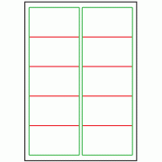 97mm x 56.5mm - 10 labels per sheet