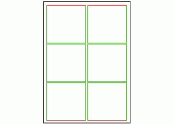 95mm x 93mm - 6 labels per sheet