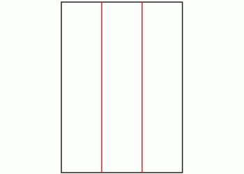 70mm x 295.2mm - 3 labels per sheet