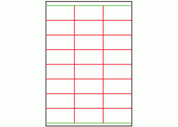 70mm x 35mm - 24 labels per sheet