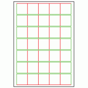 38mm x 38mm - 35 labels per sheet