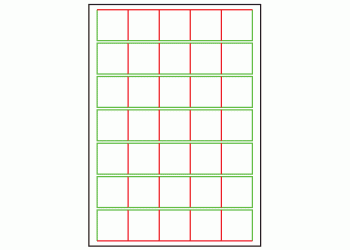 38mm x 38mm - 35 labels per sheet