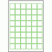 30mm x 30mm - 48 labels per sheet