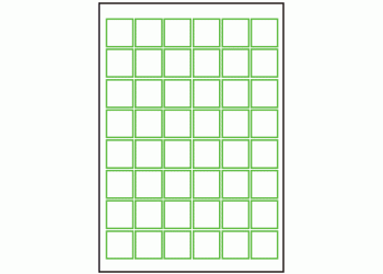 30mm x 30mm - 48 labels per sheet