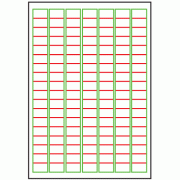 25mm x 15mm - 126 labels per sheet