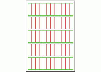 16mm x 52mm - 60 labels per sheet