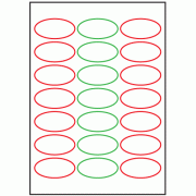 65mm x 35mm - 21 labels per sheet