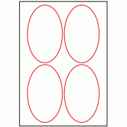 90mm x 140mm - 4 labels per sheet